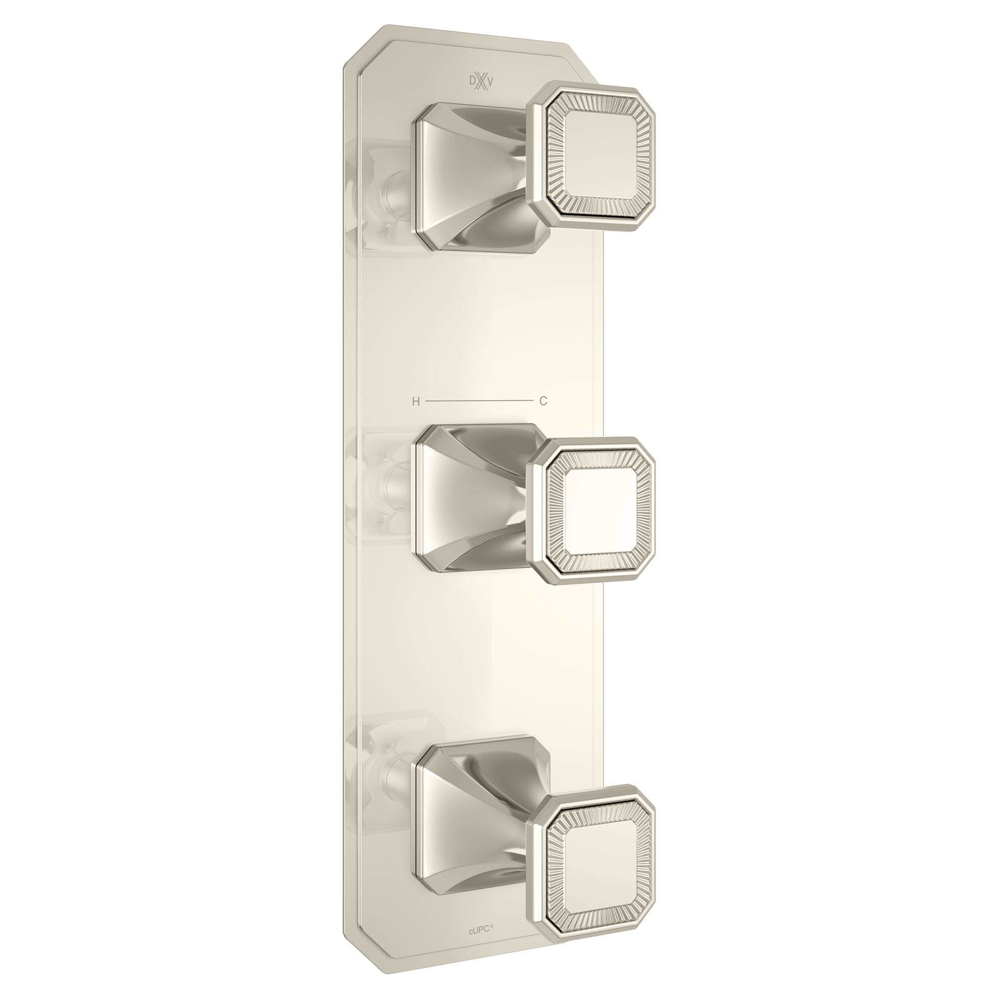 Belshire 3-Handle Thermostatic Valve Trim Only with Cushion Handles